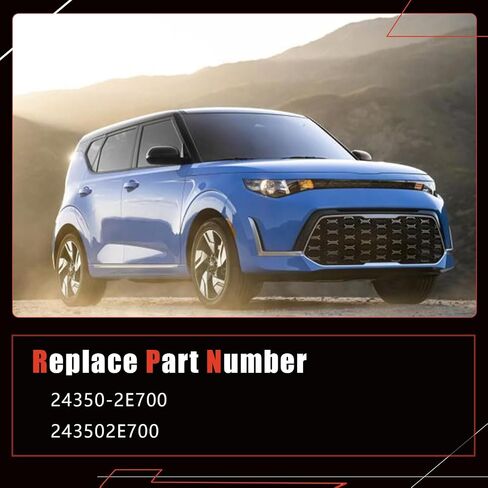24350-2E700 توقيت محرك كمية من عمود الحدبات CVVT متوافق مع Hyundai Elantra Sedan 2017-2020 Kona 2018-2021 Kia Soul 2020-2022 فقط لـ 2.0L بدون شحن توربيني 243502E700 in Kuwait