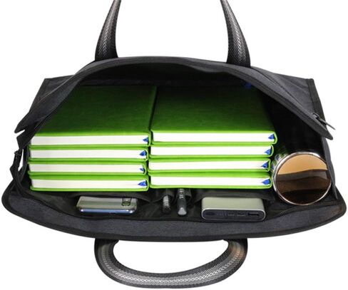 Business A4 Bag Handbag Zip Canvas Pack Multi Layer Thickened Men's Office Bag in Saudi Arabia