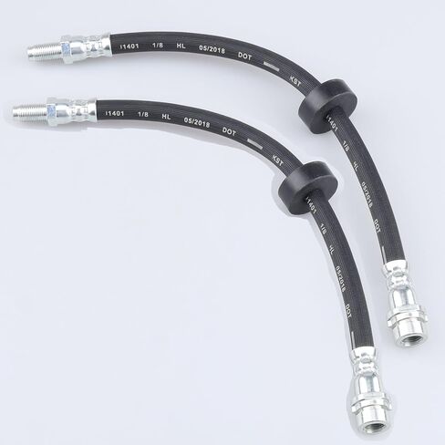 Rear Brake Line Hose OE 1114758, 1117107, 1S712282AB Compatible with Ford Mondeo Mk3 1.8 2000-2007, Pack of 2 in Saudi Arabia