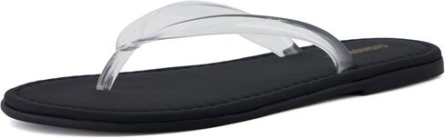 CUSHIONAIRE Surf Flip Flop Sandals for Women with Flexible Sole and Soft Jelly Strap, Lightweight Casual Slides in Saudi Arabia