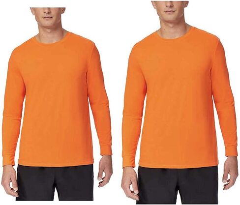 32 Degrees Cool Men's 2 Piece UPF 40 Air Mesh Long Sleeve Crew Neck Shirts in Saudi Arabia
