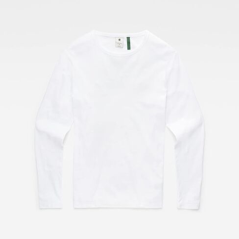 G-Star Raw Men's Base Round Neck Tee Long Sleeve 1-Pack in Saudi Arabia