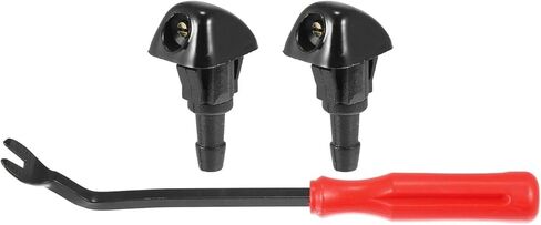 3pcs Front Windshield Washer Nozzle Kit 76810S10A02 Plastic,Rubber Black 83G-NET Weight 76810-S10-A02 SK58042 3FWWNK7FHCV121999200476 in Saudi Arabia