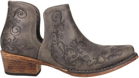 Roper Women's Ava Lace Western Boot, Tan, 11 in Saudi Arabia