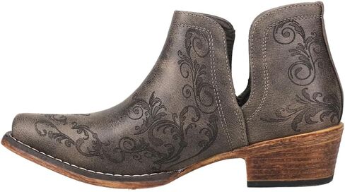 Roper Women's Ava Lace Western Boot, Tan, 11 in Saudi Arabia