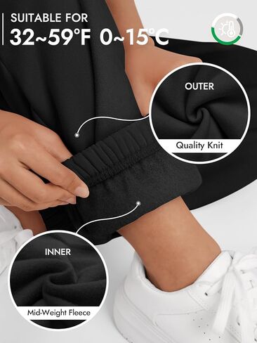 ATHMILE Womens Cargo Sweatpants Oversized Fleece Joggers Fall Fashion Outfits Y2k Clothes 2024 with Pockets in Kuwait