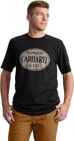 Carhartt Men 106774 مريح ملاءمة خفيفة الوزن Hamilton Graphic T-S in Kuwait
