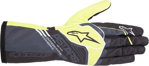 Alpinestars Tech-1 K Race v2 Corporate Karting Gloves (Medium, Yellow/Black) in Saudi Arabia