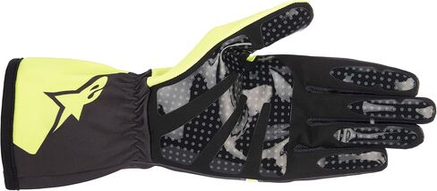Alpinestars Tech-1 K Race v2 Corporate Karting Gloves (Medium, Yellow/Black) in Saudi Arabia