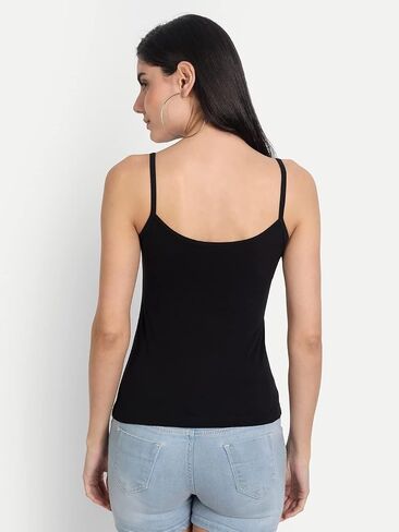 AKIDO Women's Camisole Tank Top-Breathable Cotton Stretch Ribbed Comfortable Tank Tops for Women in Saudi Arabia
