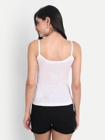 AKIDO Women's Camisole Tank Top-Breathable Cotton Stretch Ribbed Comfortable Tank Tops for Women in Saudi Arabia