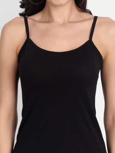 AKIDO Women's Camisole Tank Top-Breathable Cotton Stretch Ribbed Comfortable Tank Tops for Women in Saudi Arabia