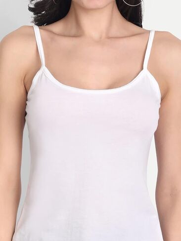 AKIDO Women's Camisole Tank Top-Breathable Cotton Stretch Ribbed Comfortable Tank Tops for Women in Saudi Arabia