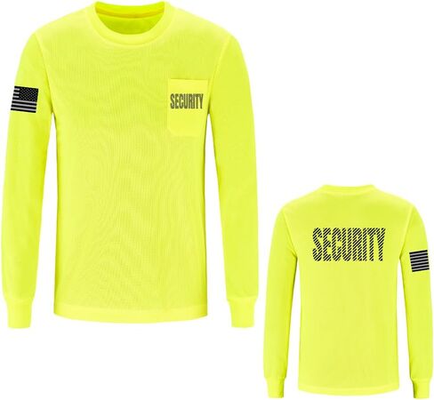 AYKRM neon Yellow Navy Black Security fire EMT EMS Police Sheriff Drone Pilot Navy swat Shirt in Kuwait