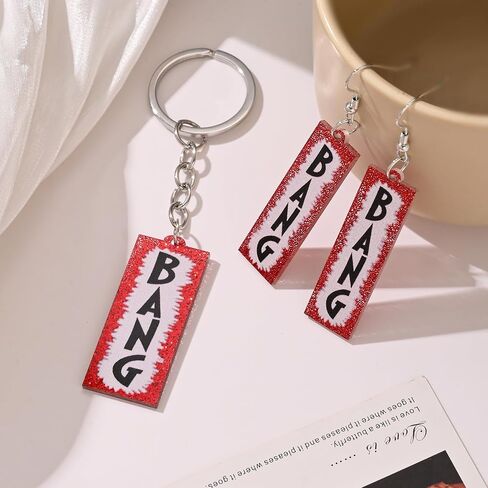 Western Keychain Earrings Western Cowboy Keychain Earrings for Fans Party Dress Outfit Merch Jewelry Gifts in Saudi Arabia