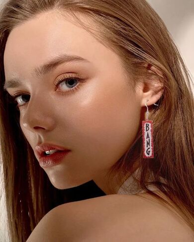 Western Keychain Earrings Western Cowboy Keychain Earrings for Fans Party Dress Outfit Merch Jewelry Gifts in Saudi Arabia