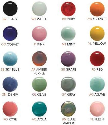 Color Front Double Flared Plug — Price Per 1 - Orange - 2.5mm ~ 10g in Saudi Arabia