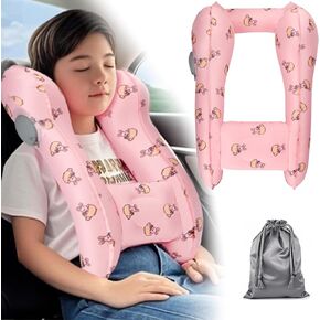 وسادة رقبة سفر قابلة للنفخ للأطفال ، وسادة سفر سريعة ، مفتولة ، كرتون ، وسادة سفر للبنين والبنات ، وسادة رقبة مريحة للنوم في الطائرات والسيارات والقطارات - تتراوح أعمارهم بين 6 سنوات وأقل من 165 رطلاً in Kuwait