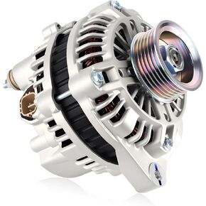 13893 Car Alternators Fit for Honda Civic Alternator, for Acura EL Alternator 2001-2005 1.7L L4 Automotive Replacement Alternators High Output Alternator 70 Amp, 6-Groove Pulley 31100PLMA01 in Kuwait