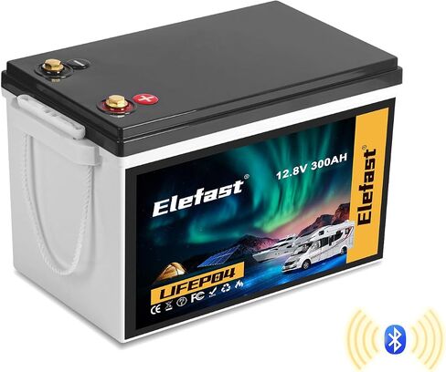 Lifepo4 Battery 100AH 24V Lithium Battery Built-in 100A BMS,Up to 20000 Deep Cycle,Perfect for Trolling Motors, Marine,RV,Boat,Solar System Home Storage in Saudi Arabia