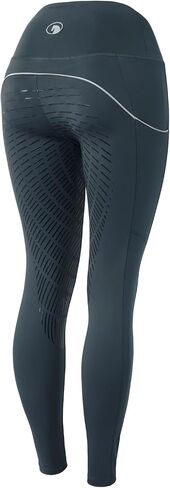 HORZE Nicki Women's High Waist Breathable Full Seat Riding Tights with Phone Pockets in Saudi Arabia