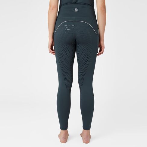 HORZE Nicki Women's High Waist Breathable Full Seat Riding Tights with Phone Pockets in Saudi Arabia