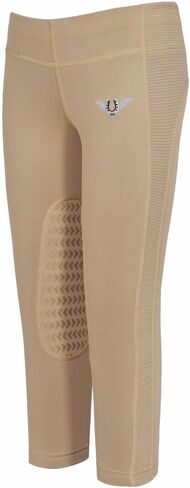 TuffRider Children's Ventilated Schooling Riding Tights with Free Assorted Striped Socks in Saudi Arabia