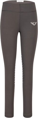 TuffRider Children's Ventilated Schooling Riding Tights with Free Assorted Striped Socks in Saudi Arabia