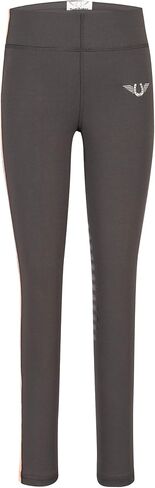 TuffRider Children's Ventilated Schooling Riding Tights with Free Assorted Striped Socks in Saudi Arabia