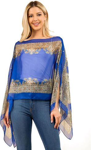 Chiffon Cover-up Sarong and Sun Protective Kimono Shawl in Kuwait