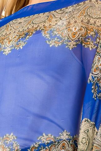 Chiffon Cover-up Sarong and Sun Protective Kimono Shawl in Kuwait