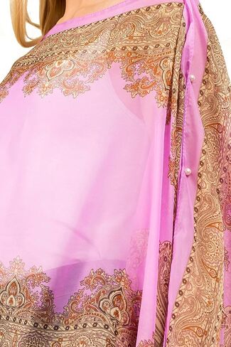 Chiffon Cover-up Sarong and Sun Protective Kimono Shawl in Kuwait