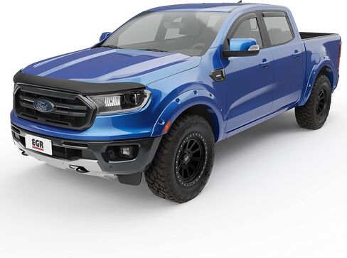 EGR 303551 Superguard Supered Acrylic Hood Shield متوافق مع Select 2019-2023 Ford Ranger Trucks - متين وسهل التثبيت in Saudi Arabia