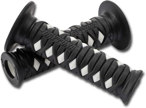 DAYTONA Universal 7/8" Motorcycle Handlebar Grips for Premium Comfort Rides (Katana) (Black) in Kuwait