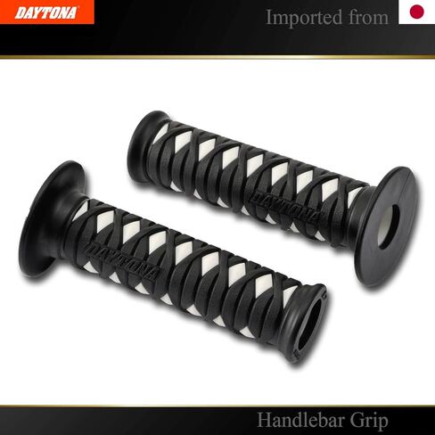 DAYTONA Universal 7/8" Motorcycle Handlebar Grips for Premium Comfort Rides (Katana) (Black) in Kuwait