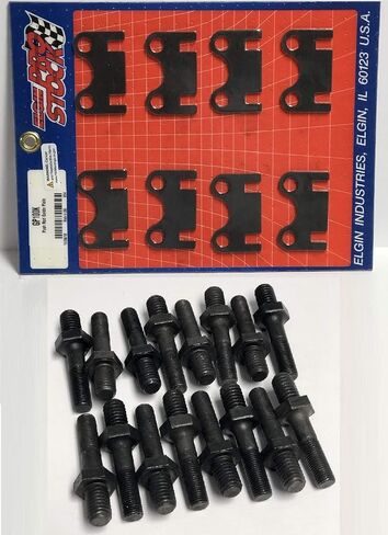 3/8 "ترصيع ذراع الروك ومجموعة أطباق الدليل المسطح المتوافقة مع SBC Chevy 400 383 350 327 305 283. in Kuwait