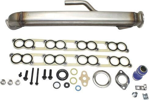 Garage-Pro EGR Cooler Kit Compatible with 2004-2005 Ford Excursion, Fits 2004-2005 Ford E-350 Club Wagon, Fits 2004-2010 Ford E-350 Super Duty with Straight Tube Core, From 9/22/03 in Saudi Arabia