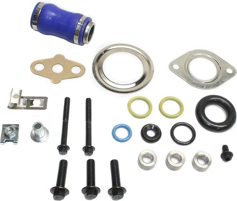 Garage-Pro EGR Cooler Kit Compatible with 2004-2005 Ford Excursion, Fits 2004-2005 Ford E-350 Club Wagon, Fits 2004-2010 Ford E-350 Super Duty with Straight Tube Core, From 9/22/03 in Saudi Arabia