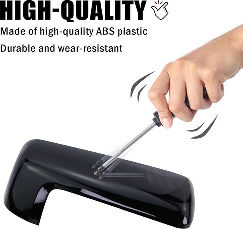 Left and Right Side Mirror Cap Cover Trim Compatible With 2019-2025 Chevy Silverado 1500 GMC Sierra 1500 Side Outer Rearview Wing Mirror Cap Exterior Accessories Chrome in Saudi Arabia