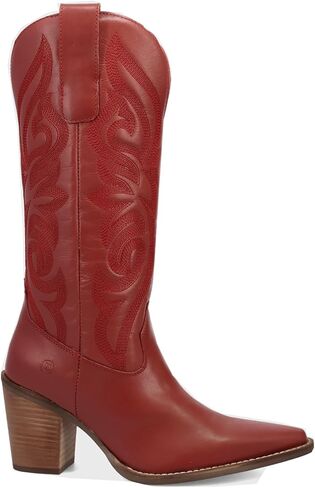 Dingo Womens Hensley Snip Toe Bress Buts Mid Calf Mid Heel 2-3 " - Black in Saudi Arabia