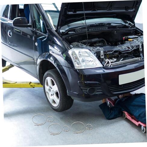 مجموعة أدوات مشبك Betyzoom Axle Boot 5 Pack Universal ملائمة صغيرة من الفولاذ المقاوم للصدأ القوي للمتانة للمتانة سهلة التثبيت in Kuwait