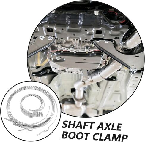 مجموعة أدوات مشبك Betyzoom Axle Boot 5 Pack Universal ملائمة صغيرة من الفولاذ المقاوم للصدأ القوي للمتانة للمتانة سهلة التثبيت in Kuwait