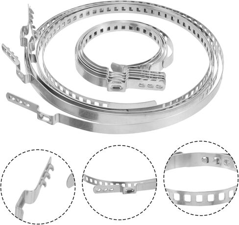 مجموعة أدوات مشبك Betyzoom Axle Boot 5 Pack Universal ملائمة صغيرة من الفولاذ المقاوم للصدأ القوي للمتانة للمتانة سهلة التثبيت in Kuwait