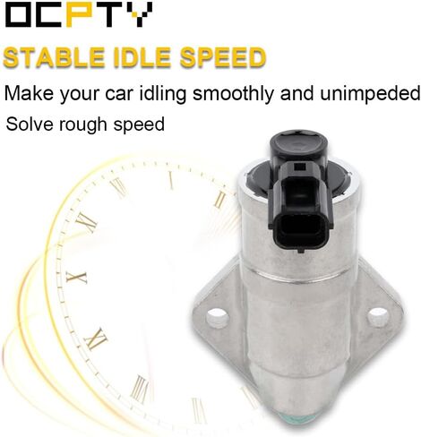 OCPTY IDLE CONTROL VALVE FIT 2003-2007 for Ford for Focus | 2001-2011 for Ford for Ranger 1S7Z9F715AA 1F2020660 AC504T 4J1066 2173401 1S7G9F715AD in Kuwait