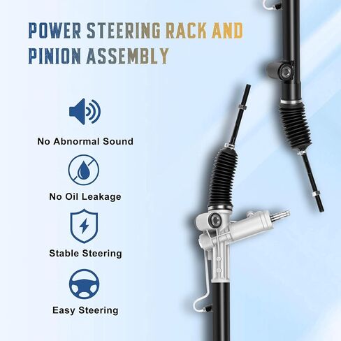 Power Steering Rack and Pinion Assembly Placbly for Ford Ltd 1984-1986 for Ford Mustang 1985-1993 for Ford Thunderbird 1984-1988 for Lincoln Continental 1985-1987 in Kuwait