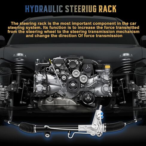 Power Steering Rack and Pinion Assembly Placbly for Ford Ltd 1984-1986 for Ford Mustang 1985-1993 for Ford Thunderbird 1984-1988 for Lincoln Continental 1985-1987 in Kuwait