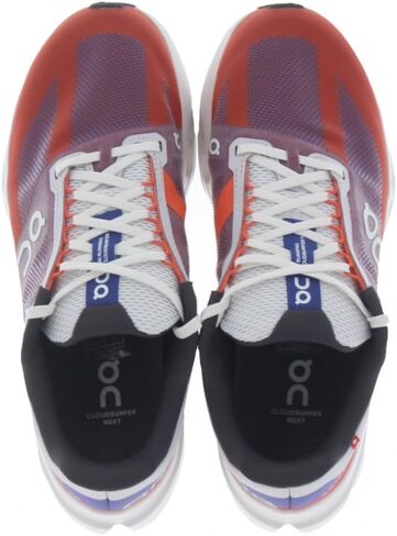On Men's Cloudsurfer Trail Waterproof Running Shoes Sneakers (Mauve - Flame, 12 US) in Saudi Arabia