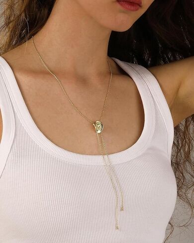 Western Cowgirl Hat Necklace for Women Dainty Bolo Tie Cowboy Necklace Long Gold Y Shaped Neck Chain Trendy Country Concert Jewelry Cowboy Carter Outfit Accessories in Saudi Arabia