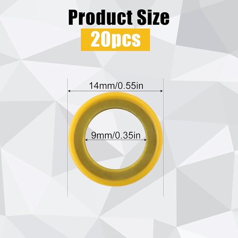 20pcs طوقا مقابس تصريف الوحدة السفلى ، حشيشات زيت الترس ، أختام حشيشات للزئبق 115FS 150 EFI 4-Stroke و Mariner Outboard Enboard و Mercruiser Star محركات النجوم in Saudi Arabia