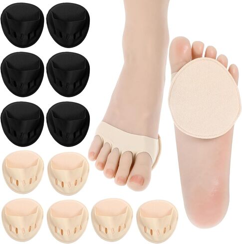 6 أزواج كرة من منصات القدم ، جوارب وسائد metatarsal تغطية أخمص القدمين الناعمة مع حشوة غير قاع غير قابلية لإعادة الاستخدام الجوارب غير المرئية للنساء الرجال العدائين راحة in Saudi Arabia